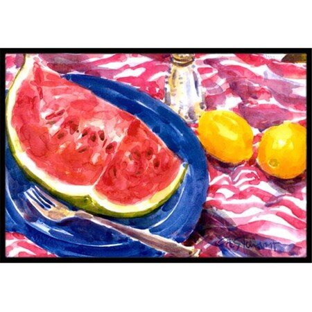 Carolines Treasures Carolines Treasures 6028MAT Watermelon Indoor Or Outdoor Mat - 18 x 27 in. 6028MAT
